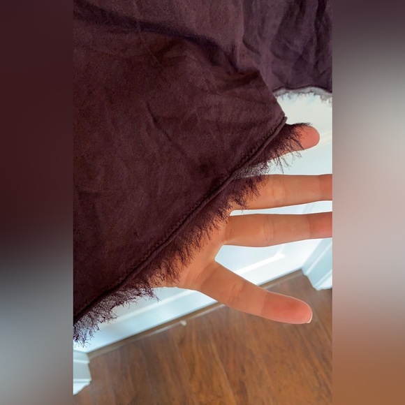 Ann Taylor Loft Dark Purple Long Sleeve Tee XS - Picture 4 of 9